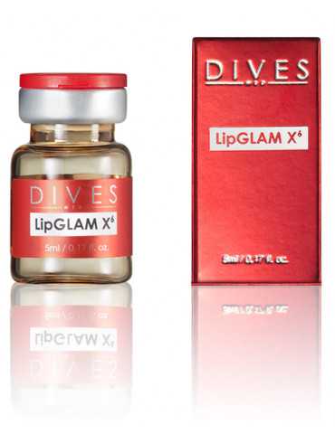 Dives LipGlam X6 Meso-Cocktail zur Verbesserung der Lippen 10x5ml Cocktails Needling und Mesotherapie DIVES MED LipGlamX6