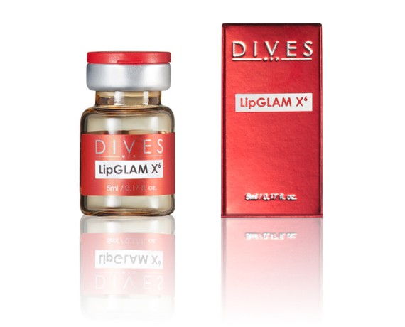 Dives LipGlam X6 meso cocktail for lip improvement 10x5ml Cocktails Needling and Mesotherapy DIVES MED LipGlamX6