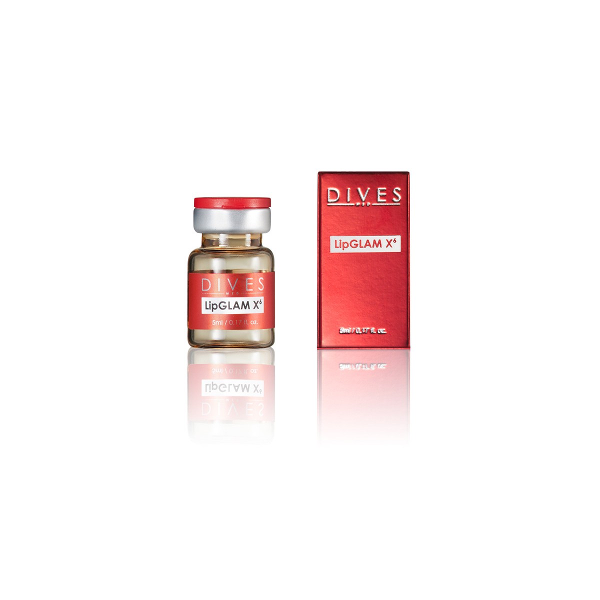 Dives LipGlam X6 meso cocktail for lip improvement 10x5ml Cocktails Needling and Mesotherapy DIVES MED LipGlamX6