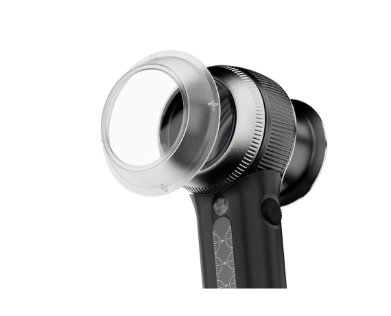 Engangsovertræk, iskappe til Dermlite DL5, tilbehør og adaptere til dermatoskoper Dermlite DL5-IC25