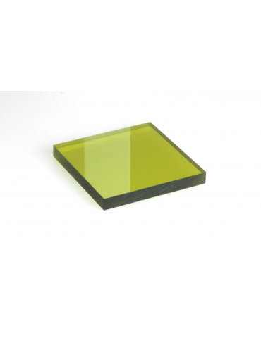 Laser protection window, filter - 0242, thickness 3.0 mm Fenêtres de protection laser Protect Laserschutz