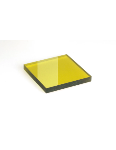 Diodelaser 450nm beskyttelsesvindue, filter - 0259, tykkelse 3,1 mm Laserbeskyttelsesvinduer Beskyt Laserbeskyttelse