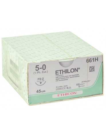 Ethicon Ethilon sutura monofilamento estéril no absorbible, paquete de 36 piezas Suture Chirurgiche