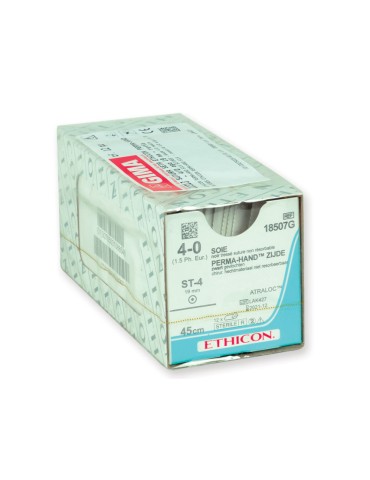Ethicon Perma käsin imeytymätön punottu silkkiommel, steriili, 12 kpl, kirurgiset ompeleet