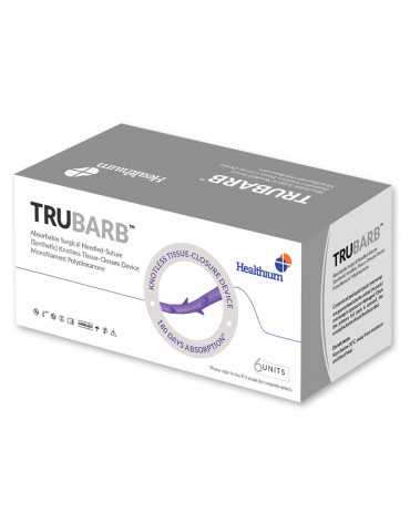TruBarb surgical suture Barbed type absorbable needle in polydioxanone - 6 pieces Suture Chirurgiche