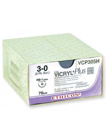 Sutura quirúrgica absorbible Ethicon Vicryl Plus, paquete de 36 piezas Suturas quirúrgicas
