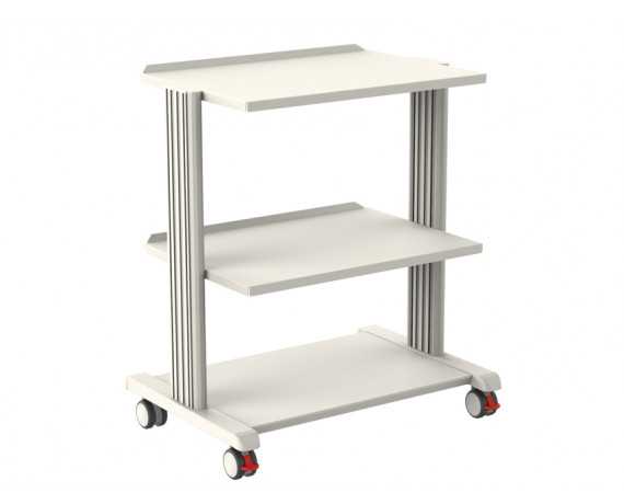 Smart trolley with 2 60x42 shelves and base Modular medical trolleys Gima 27890