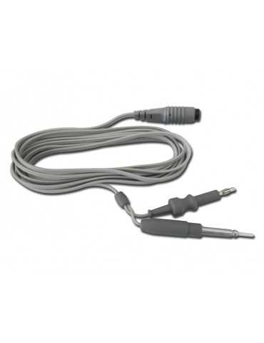 Cable bipolar UE de 2 pines para aparatos electroquirúrgicos MB122-132-160-200 con adaptador Accesorios para aparatos electro...