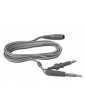 Kabel bipolarny EU 2-pinowy do aparatów elektrochirurgicznych MB122-132-160-200 z adapterem Akcesoria do aparatów elektrochir...