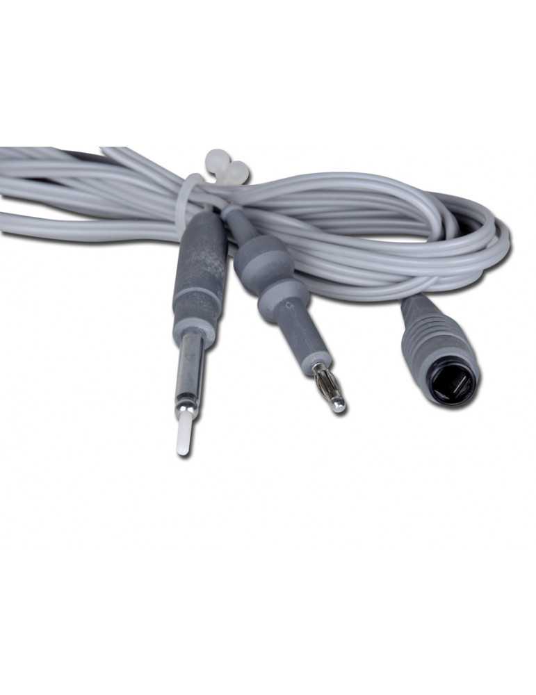 EU 2 pin bipolar cable for MB122-132-160-200 electrosurgical units