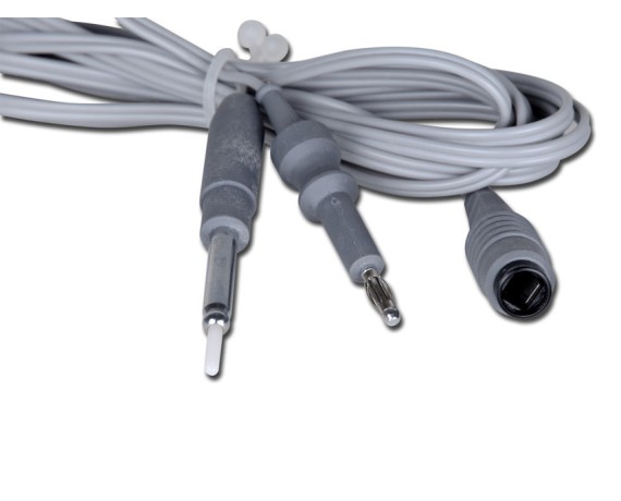 EU 2 pin bipolar cable for MB122-132-160-200 electrosurgical units Accessories for electrosurgical units Gima 30643