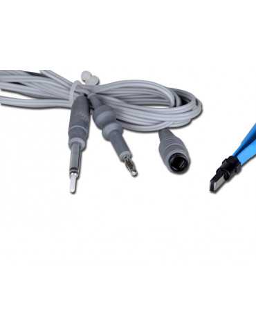 Cable bipolar UE de 2 pines para unidades electroquirúrgicas MB122-132-160-200 Accesorios para aparatos electroquirúrgicos Gi...