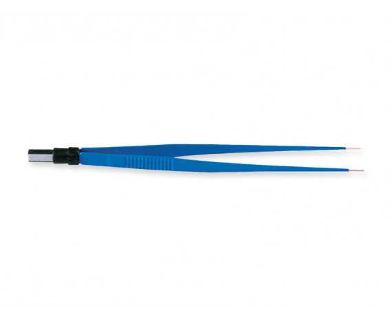 Bipolaire pincet voor elektrochirurgie recht 18 cm met 1 mm tipsAccessoires MB122-160-200 Gima 30650