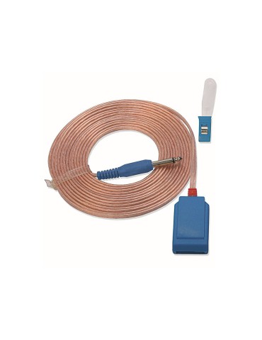 CAVO PER PLACCHE (30487-30495) - connettore 6,3 mm - 5 m per elettrobisturiAccessori per Elettrobisturi Gima 30563