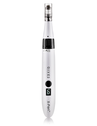 Mesoterapia- ja neulauskynä mikroneuloilla X-Pen 2.0, mikroneulalla varustetut mesoterapiakynät DIVES MED XPEN