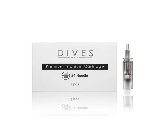 Udskiftningspatron til X-Pen mesoterapipen - 12 nåle, æske med 5 stk. Mikronåle-mesoterapipenne DIVES MED XPEN-12