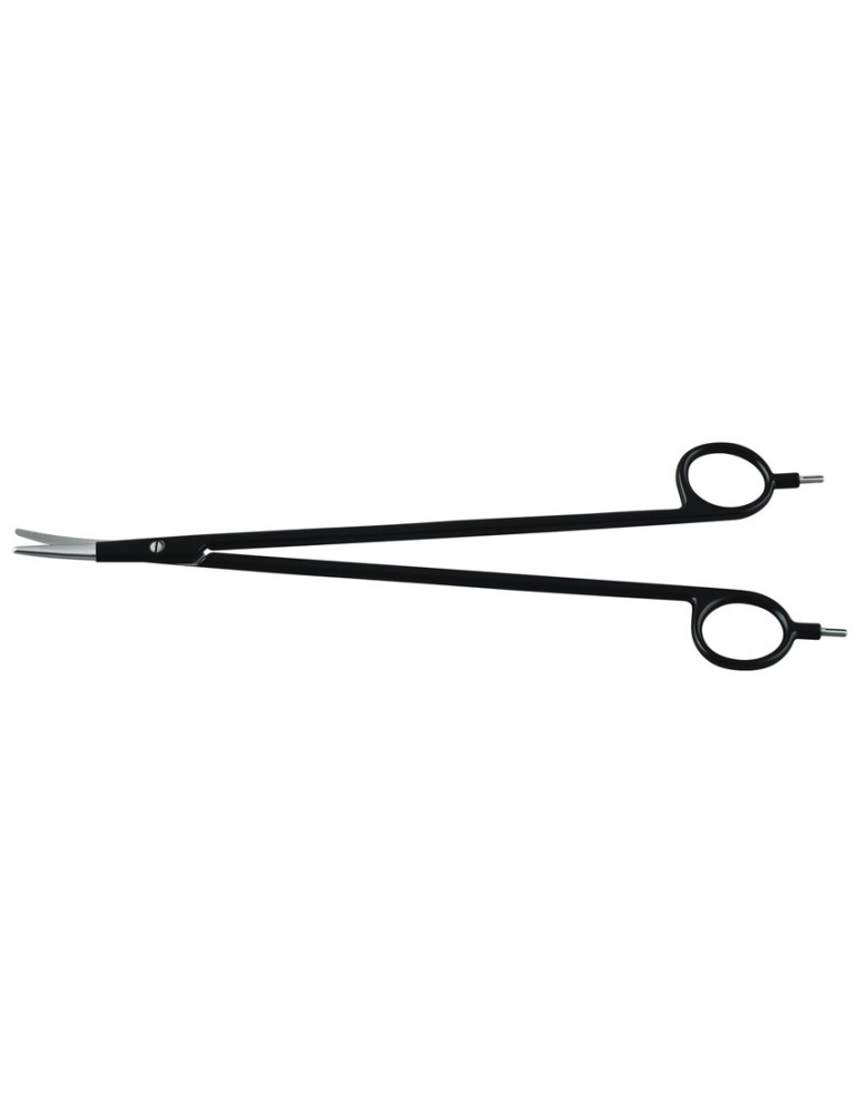 Kertakäyttöiset kaarevat kaksinapaiset sakset 18 cm Sakset sähkökirurgisiin laitteisiin Gima 30310 Kertakäyttöiset kaarevat kaksinapaiset sakset 18 cm Sakset sähkökirurgisiin laitteisiin Gima 30310