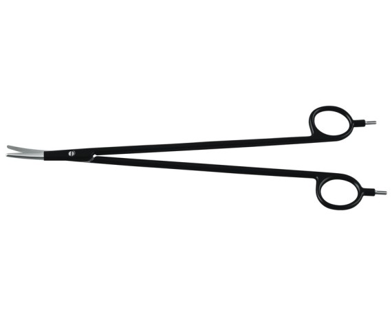 Engangs buet bipolar saks 18 cm Elektrokirurgisk saks Gima 30310