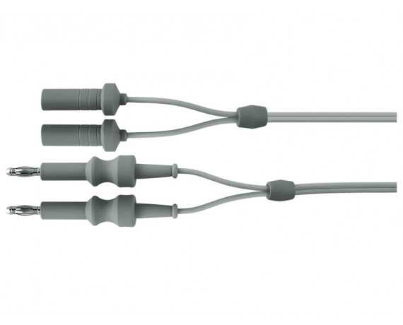 CABLE DE DOS HILOS DE SILICONA ETHICON, 3 m, para 30310 Accesorios para aparatos electroquirúrgicos Gima 30315