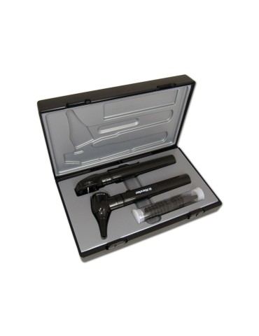 E-Scope Sort LED Otoskop Oftalmoskop Diagnostisk Kit i hårdt etui Otoskoper Gima 31564