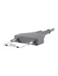 ENGANGS BIPOLAR JUVELERSPEJLERTANG 11,5 cm med 3 meter kabel - 0,5 mm spids Monopolar og Bipolar Tang Gima 30300