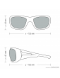 Röntgen védőszemüveg 0,75 mm Ólom mod. OSLO Röntgenvédő szemüveg Protect Laserschutz XR580