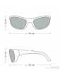Óculos de proteção radiológica 0,75 mm Chumbo mod. ROM Óculos de proteção contra raios X Protect Laserschutz XR550