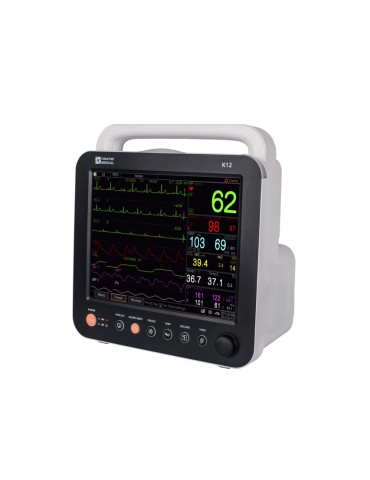 MULTIPARAMETRISK MONITOR K12 TOUCHSCREEN 12" - EKG 5-personers monitor Multiparametrisk Gima 35307