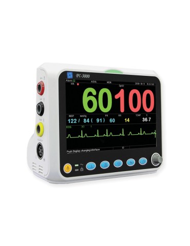 PC-3000 højopløsnings 5-kanals multiparametermonitor Monitor Multiparametrici Gima 35134