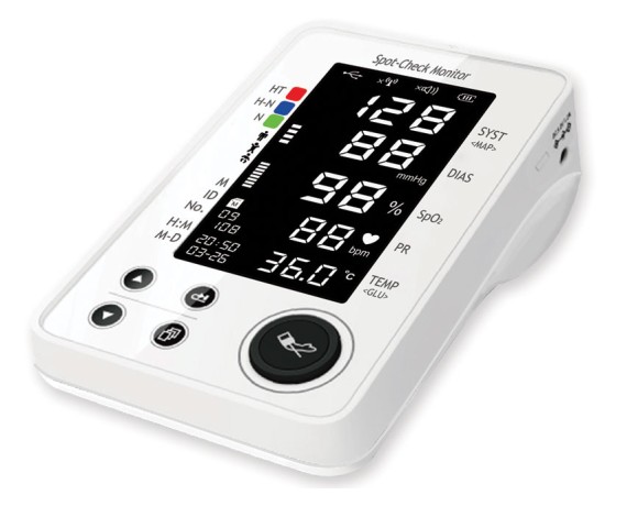 PC-300 MULTIPARAMETERMONITOR - SpO2, NIBP, TEMP, bærbar PL-monitor Multiparametrisk Gima 35162