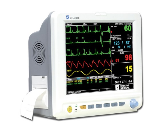 Moniparametrimonitori UP 7000 lämpötulostimellaMoniparametrimonitori Gima 35145