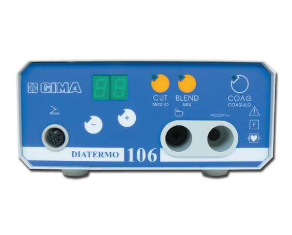 Aparato electroquirúrgico monopolar DIATERMO 106 - 50 vatios Electrobisturs Gima 30516
