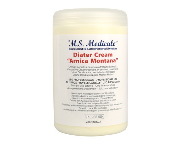 Ledende creme til diatermi - tecar - med arnica - 1 liter Geler og cremer til behandlinger Gima 28346