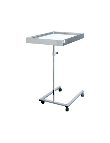 Mayo bord med justerbar højde og U-formet base Mayo borde og håndvaskvogne Gima 45830