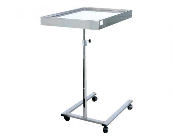Mayo table adjustable height and U-shaped base Mayo tables and basin trolleys Gima 45830