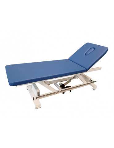 Height-adjustable electric examination table with blue perimeter bar Standard examination tables Gima 44520