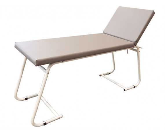 Gray painted medical examination table Standard examination tables Gima 27402