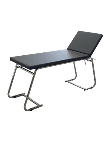 Forkromet stålundersøgelsesbord - sort Standardundersøgelsesborde Gima 44461