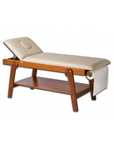 Stół do masażu z drewna wiśniowego z otworem, model Firenze Drewniane stoły do badań Gima 27451