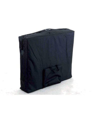 Sammenklappelig massagebrik i træ med 2 sektioner, sort farve. Træundersøgelsesbrikse Gima 44000.