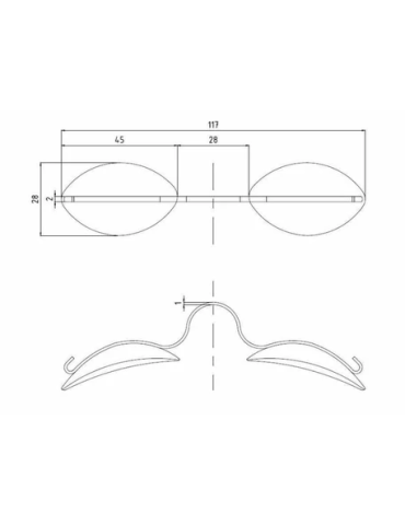 Lasersuojalasit potilaille ALLROUNDSilmiensuojaimet Protect Laserschutz 600-ALLROUND-20