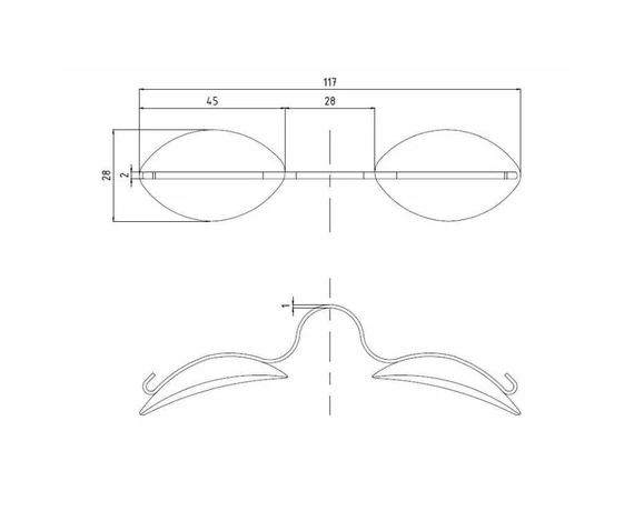 Laserschutzbrille für Patienten ALLROUND Augenschutz Protect Laserschutz 600-ALLROUND-20