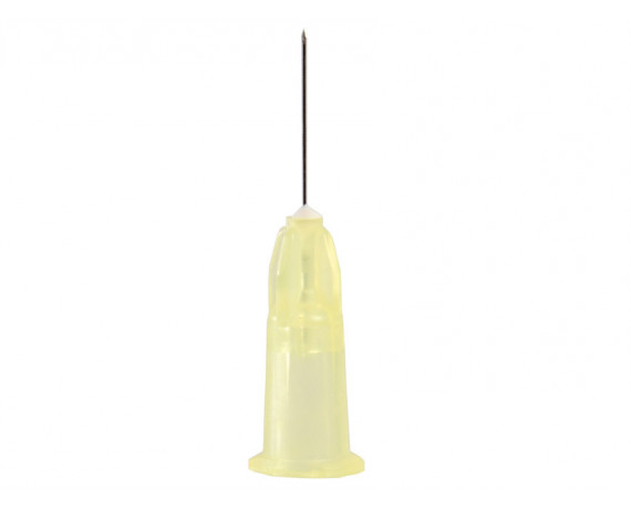 Needles for sclerotherapy and fillers Luer 30G 0.30x12mm - 100 pieces - yellow Mesotherapy Needles and Fillers Gima 23680