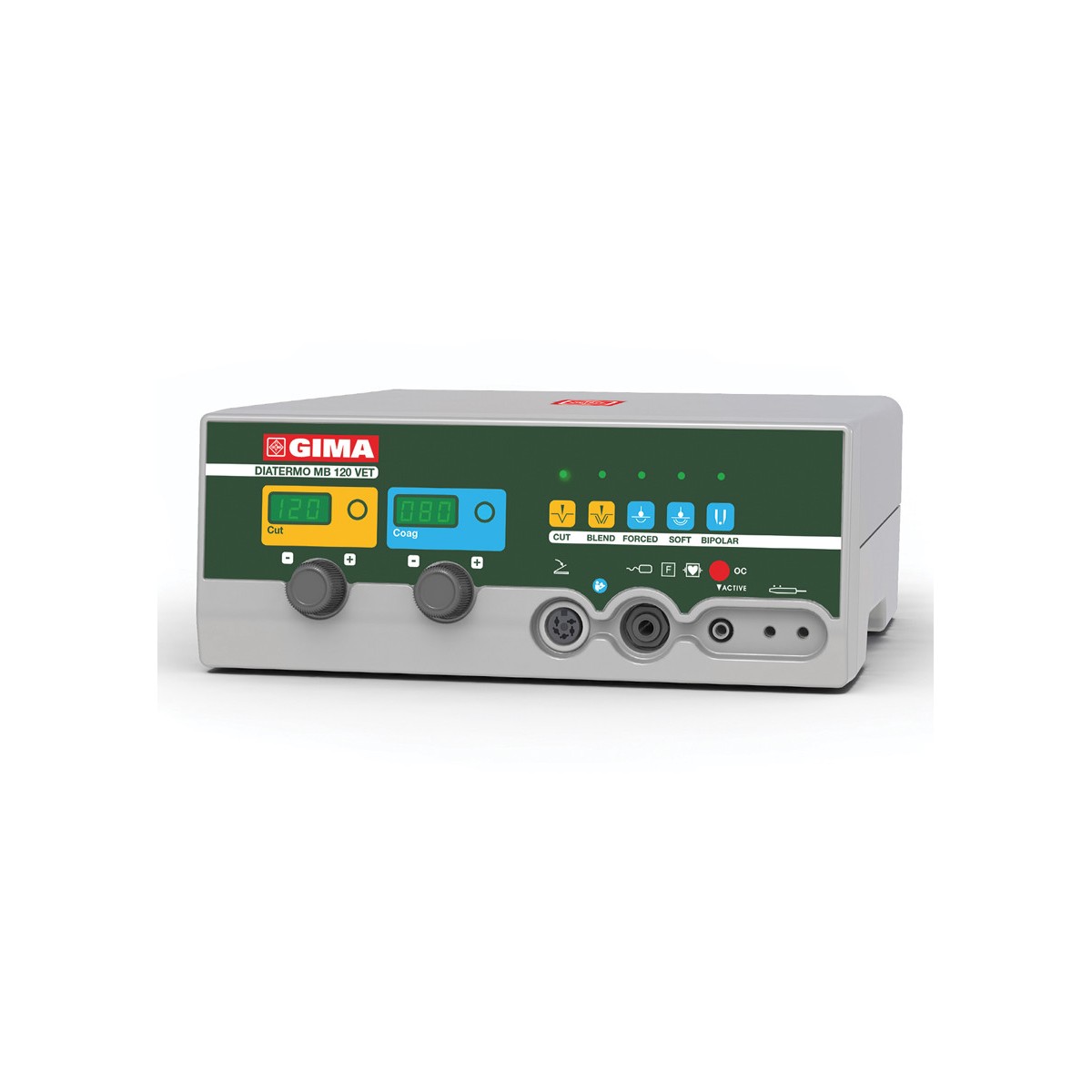 Veterinary diathermocoagulator MB 120D VET 120W mono and bipolar Electrosurgery for Veterinary Medicine Gima 80750