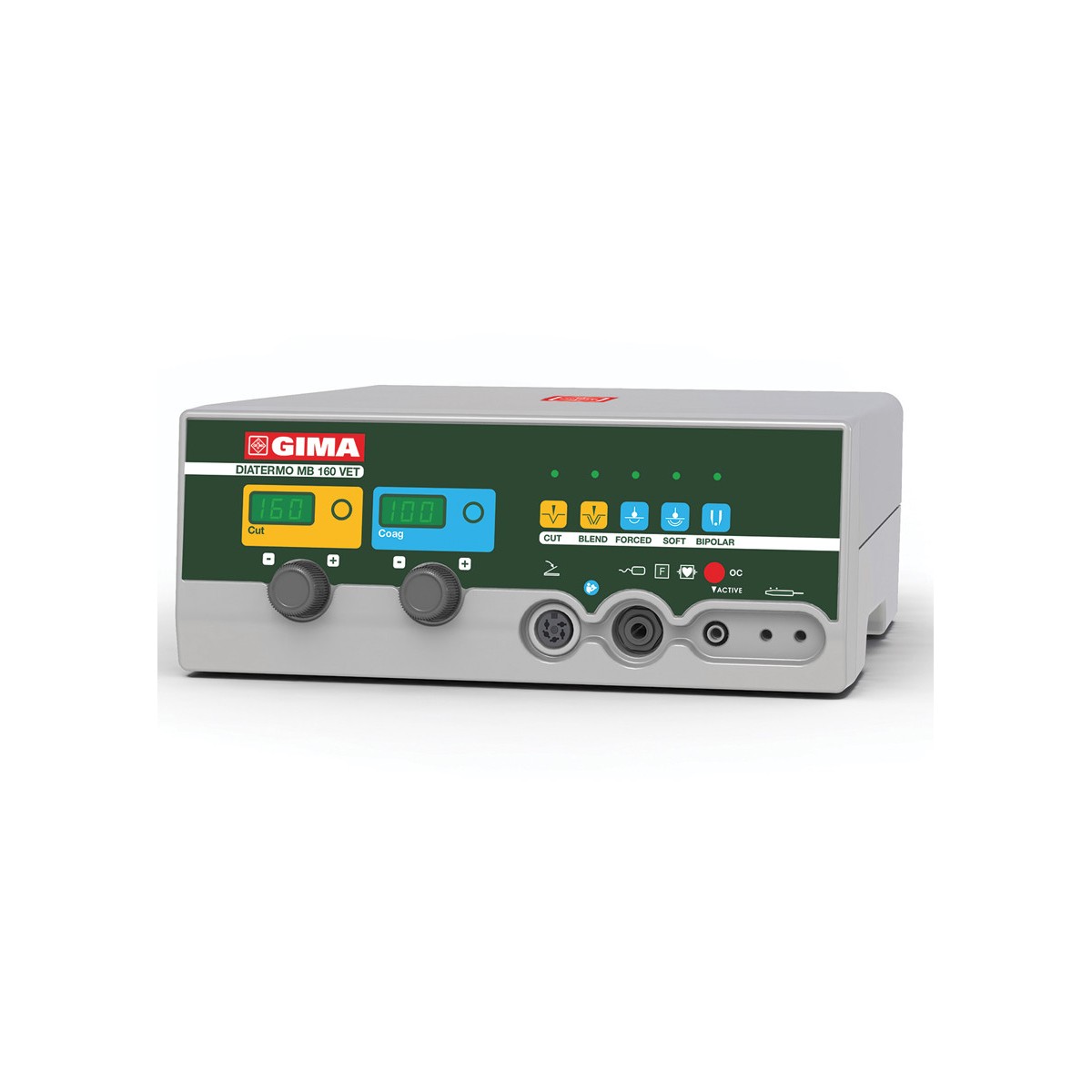 Veterinary diathermocoagulator MB 160D VET 160W mono and bipolar Electrosurgery for Veterinary Medicine Gima 80751