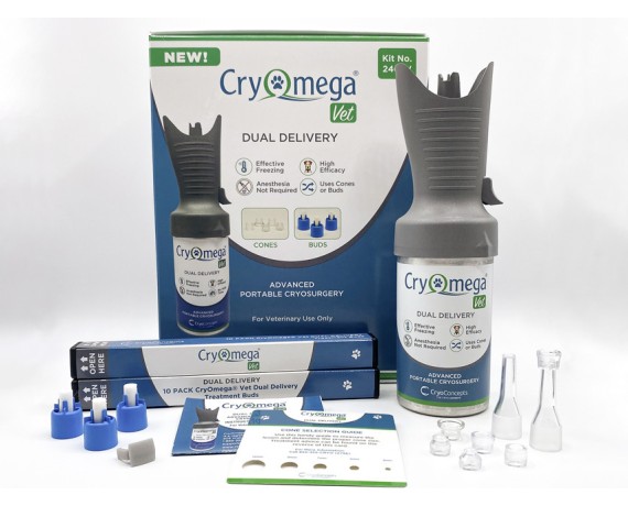 Kit per criochirurgia veterinaria CRYOMEGA VET dual deliveryElettrobisturi per Veterinaria Gima 80740