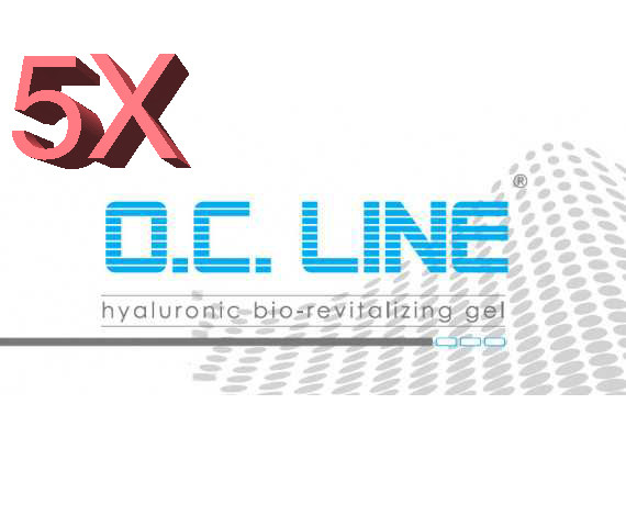 5 sztuk OC Line Hialuronic Rewitalizująca linia OC Rewitalizacja hialuronowa Officina Cosmetologica OCLINE-PACK5