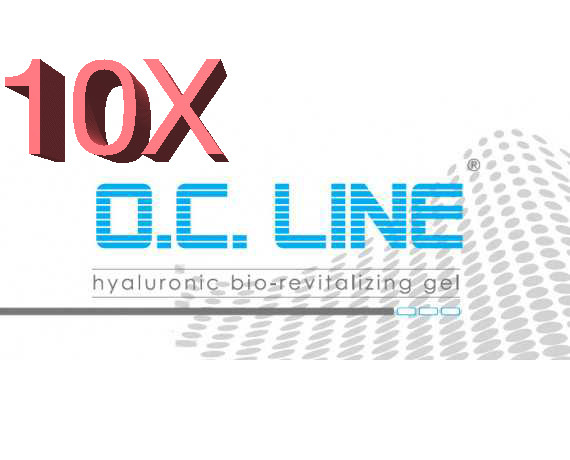 10 sztuk OC Line Hialuronic Rewitalizująca linia OC Rewitalizacja hialuronowa Officina Cosmetologica OCLINE-PACK10