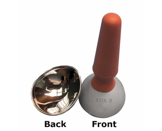 COX II -silmäkupit laserhoitoon imukupilla - 2 kplOculopalstik-silmäkupit