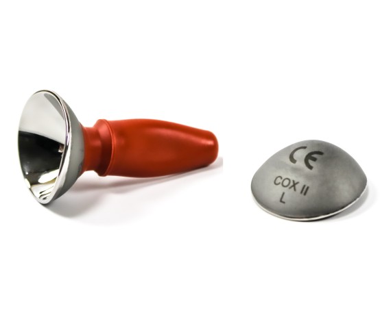 Par COX II øjekopper til laserbehandlinger med sugekop - 2 stk. øjenbeskytter Oculopalstik